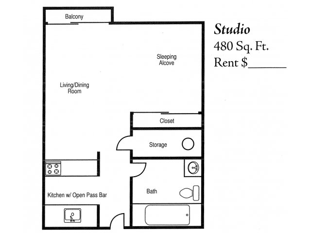 Floorplan - Campo Basso Apartment Homes