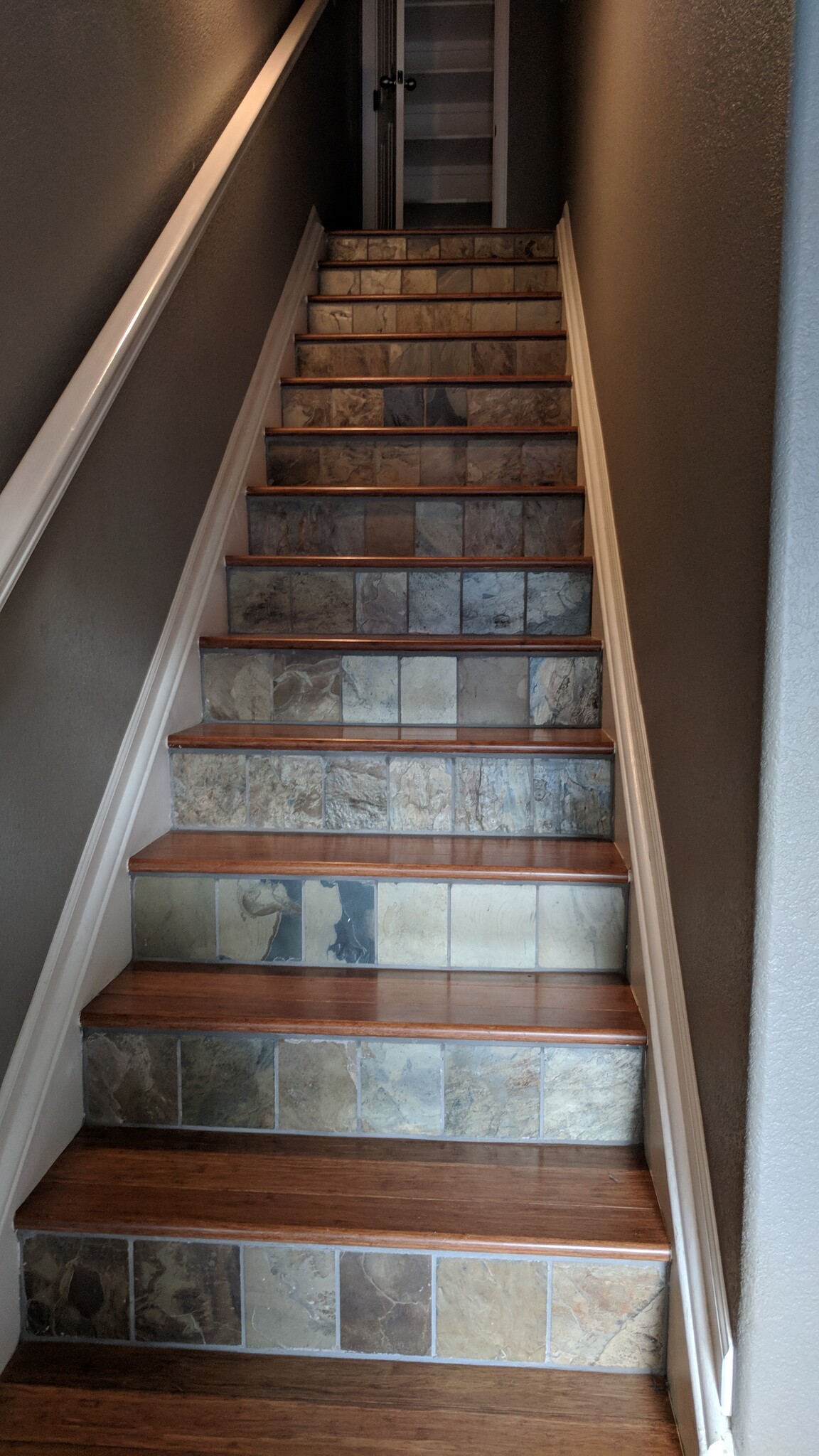 Stairway to second floor - 157 S McGregor Cir