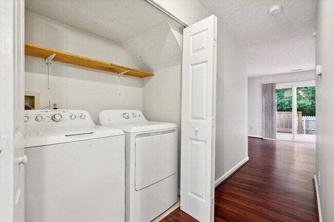 Washer & dryer are included with rent. - 1644 Skiffes Creek Cir