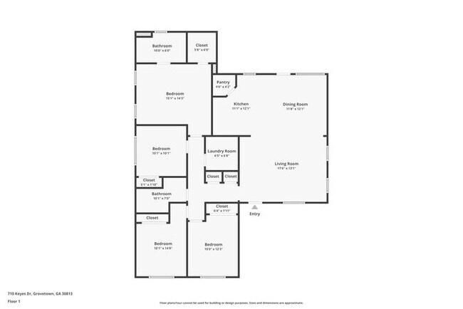 Building Photo - Bright 4-Bedroom Home in Grovetown, GA