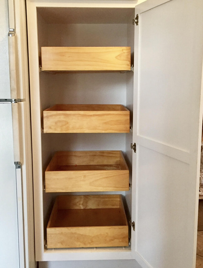 Pantry with pull out drawers - 1112 Joyner Ave