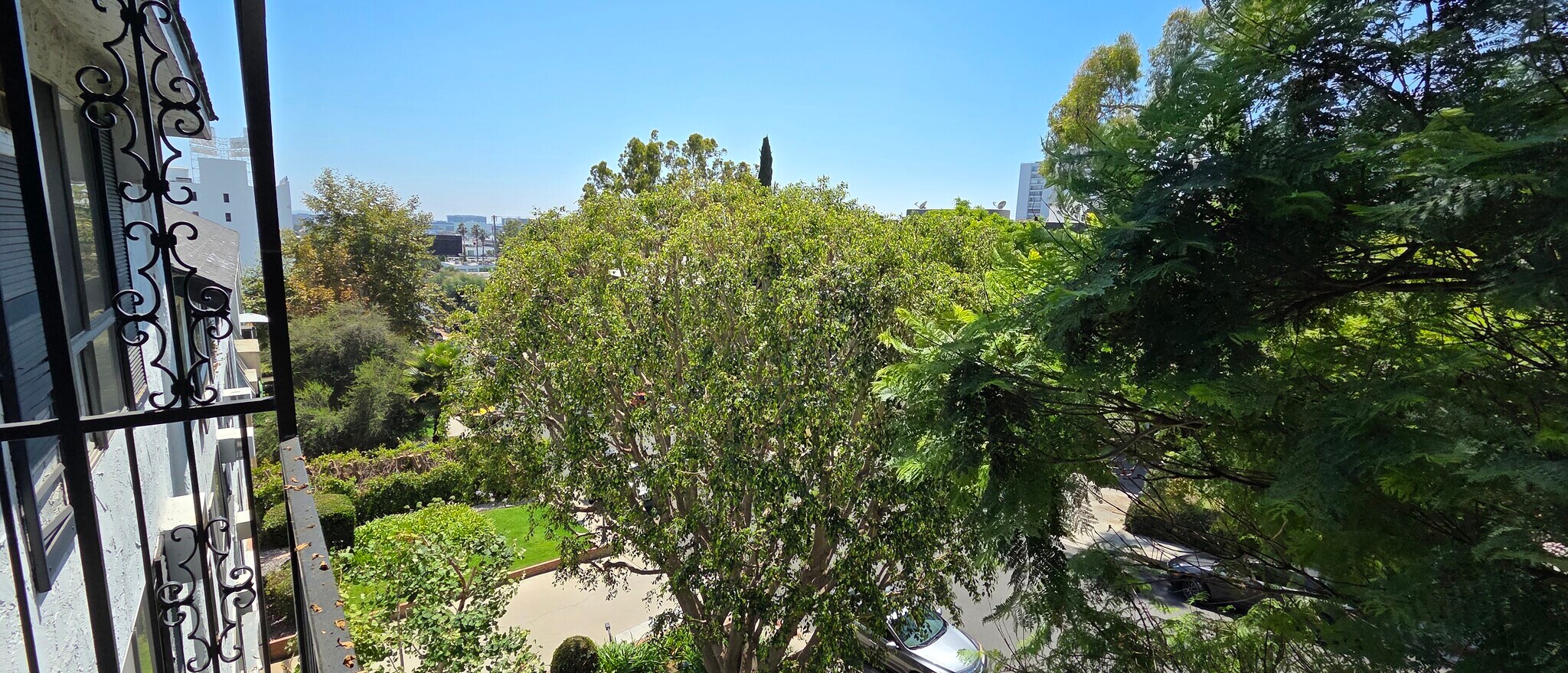 View from bedroom window looking south - 1222 N Olive Dr