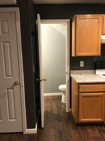 1/2 bathroom downstairs (new toilet) - 434 W 7th Street