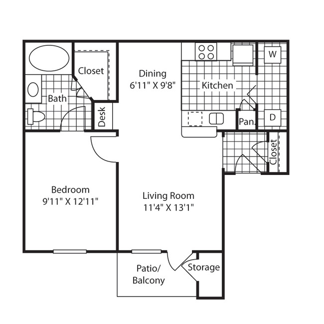 630 Sq ft - The Cove at Saddle Creek