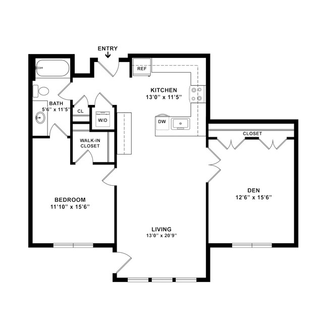 Floorplan - Cornerstone Apartments