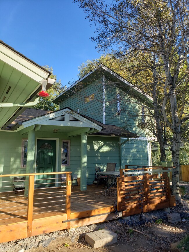 Brand new porch out front with sliding gate. Yard will be fully fenced by the end of October. - 7 Willowbrook Close