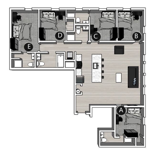 5BR/5BA - Lux North - The Lux and Lofts