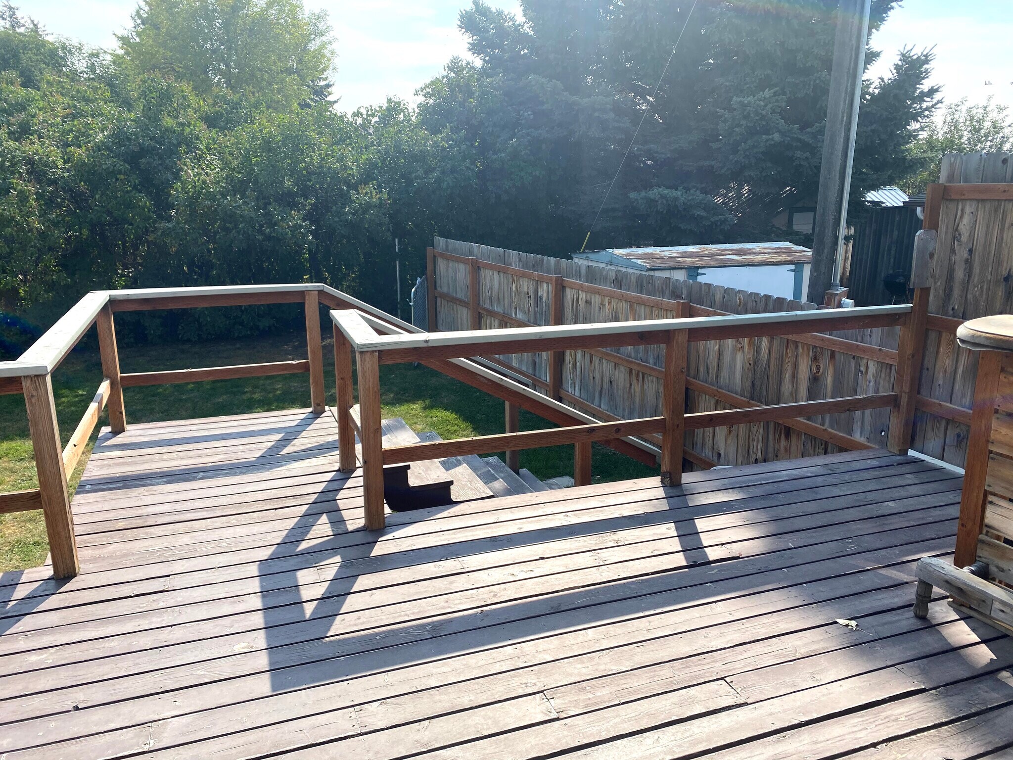 Back deck - 4270 E Valley Center Rd