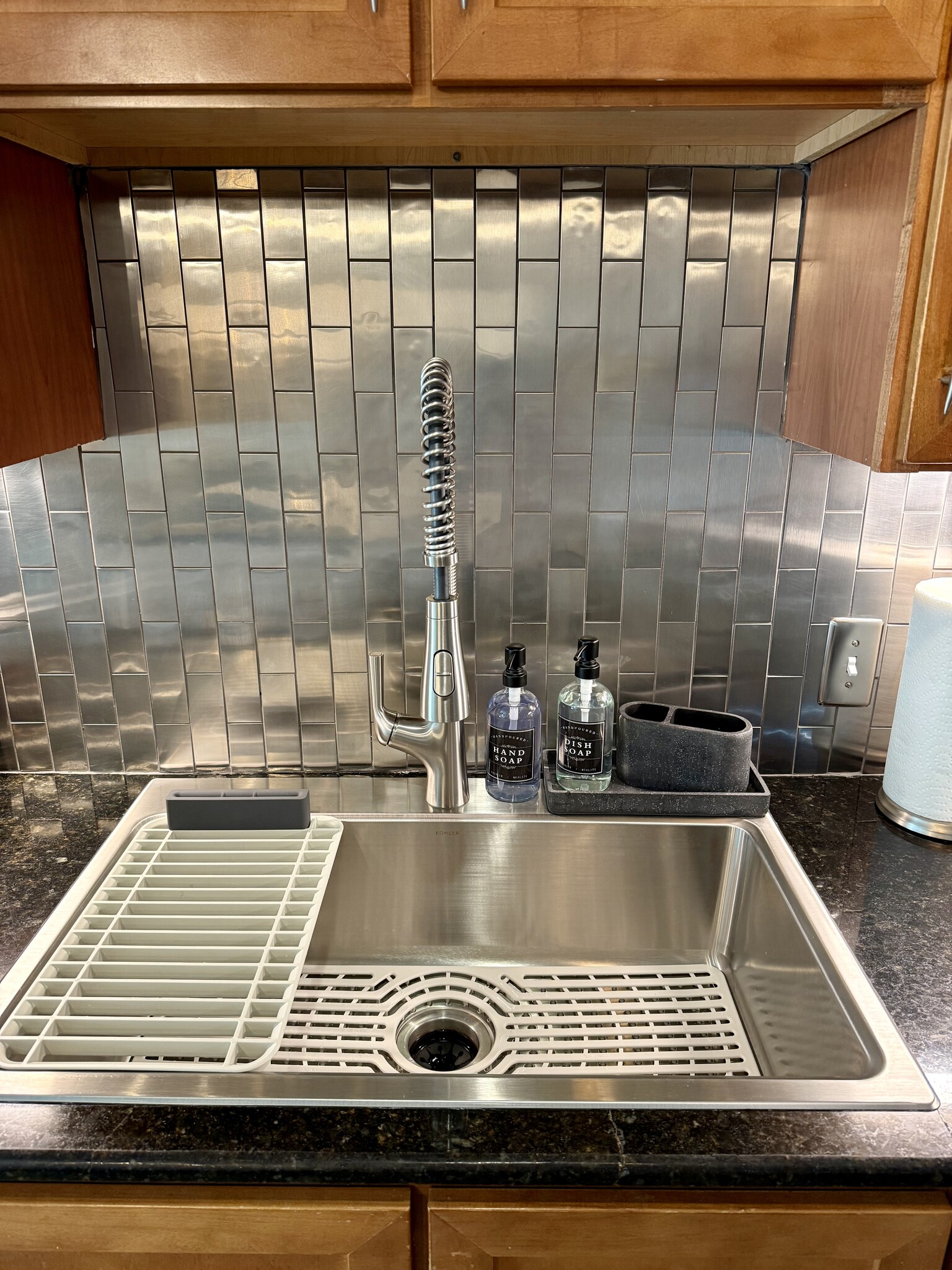 Newly installed stainless steel sink with plenty of space - 2001 Biscayne Blvd