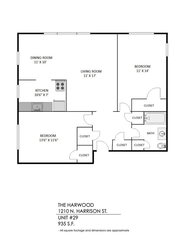 Floorplan - The Harwood