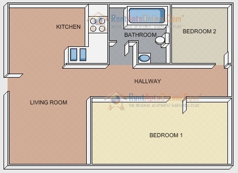 2BR/1BA - Deluxe Madison
