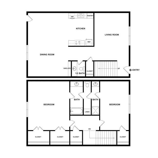 Floorplan - Avery Square Apartments