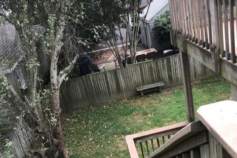 Second floor deck over yard. - 15 Congdon Ave