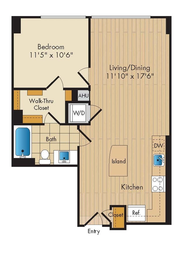 Floorplan - Flats 130 at Constitution Square