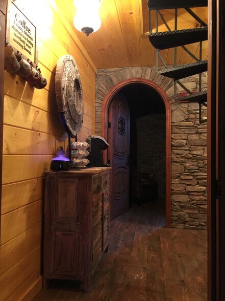 Basement living coffee bar - 1011 Lake Shore Dr