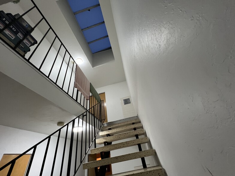 Stairway with skylights - 144 Locksley Ave