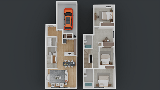 Floorplan - Audra Townhomes