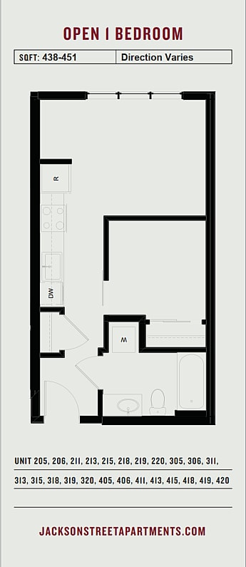 Floorplan - Jackson Street