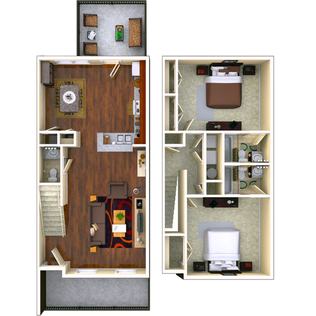 2x2.5 Birchmore - College Town Oxford