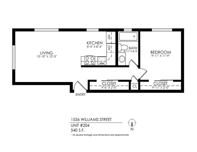 Floorplan - 1536 Williams St