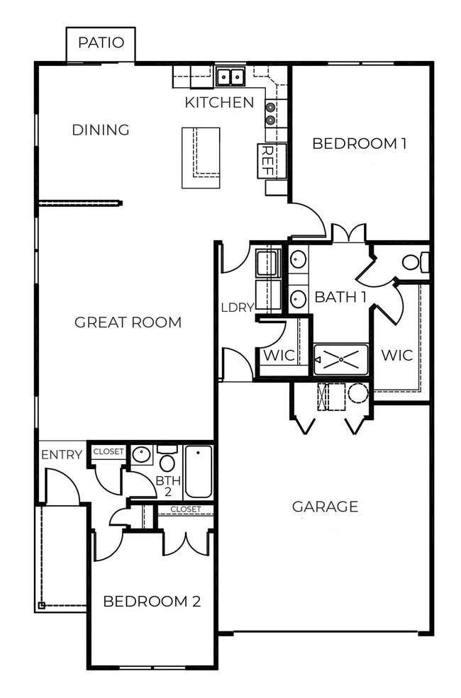Ashland Floor Plan - Woods at Countryside Crossing
