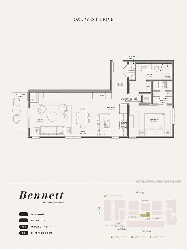 Floorplan - One West Drive
