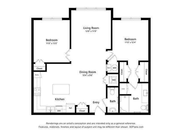 Floorplan - Covington Crossings 55+ Senior Living