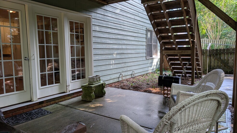 From covered patio to French door entrance - 8 Elam Ct