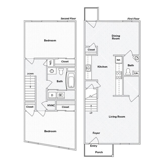 Floorplan - New Village Homes & Whitney Young Townhomes