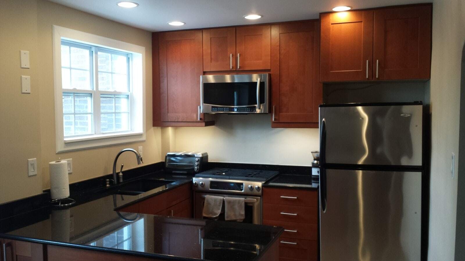 Modern, renovated kitchen with new appliances - 519 N Payne St