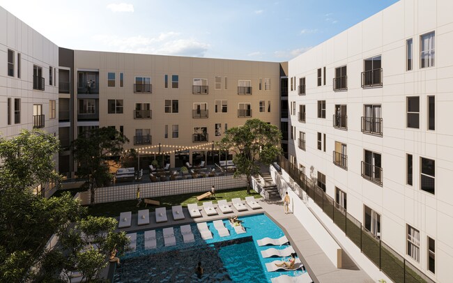 ThreeTwenty at the Vybe Apartments' Resort-Style Pool in Kyle, Texas 78640 - 3Twenty at the Vybe