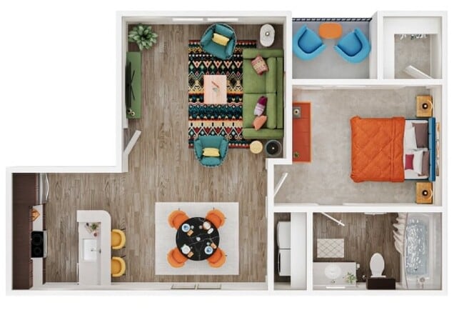 Floorplan - Arbors at Wolf Pen Creek Apartments