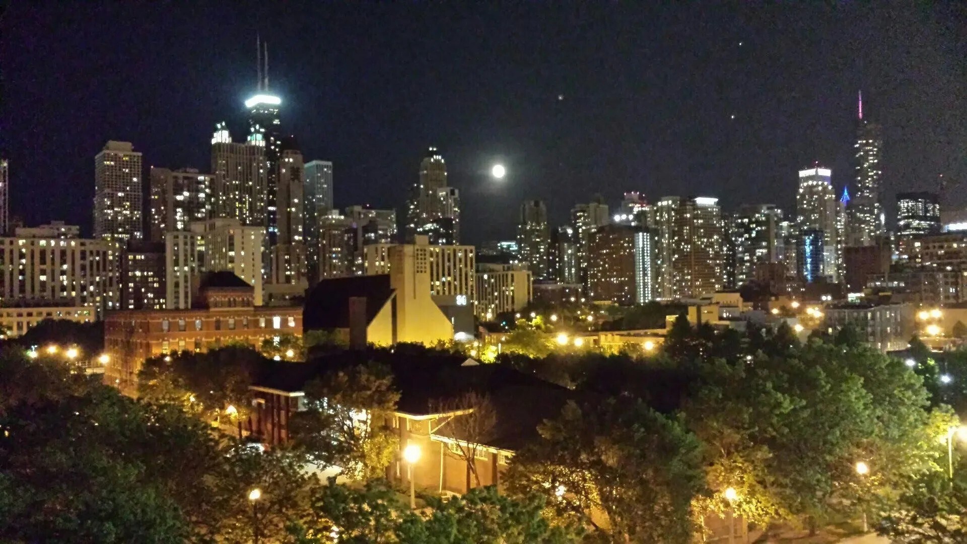Balcony View - Night - 437 W Division St