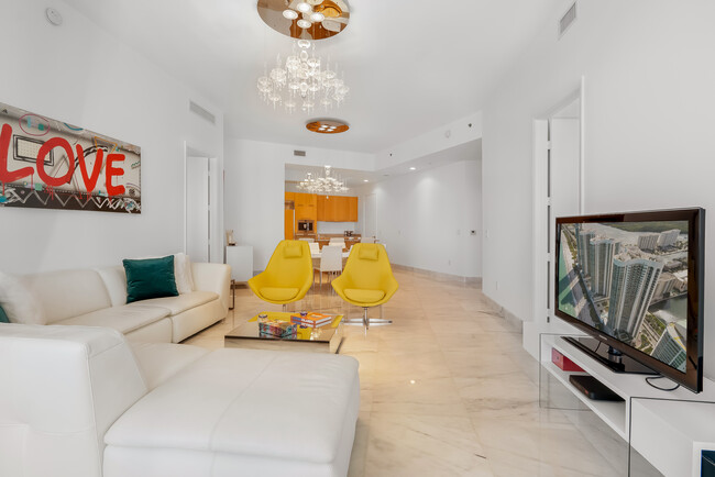 Marble Floors, New Light Fixtures - 15901 Collins Ave