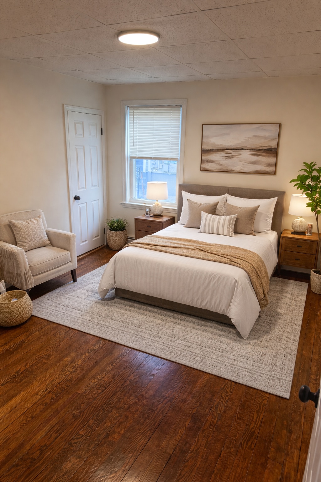 Primary bedroom Staged - 72 Darling St