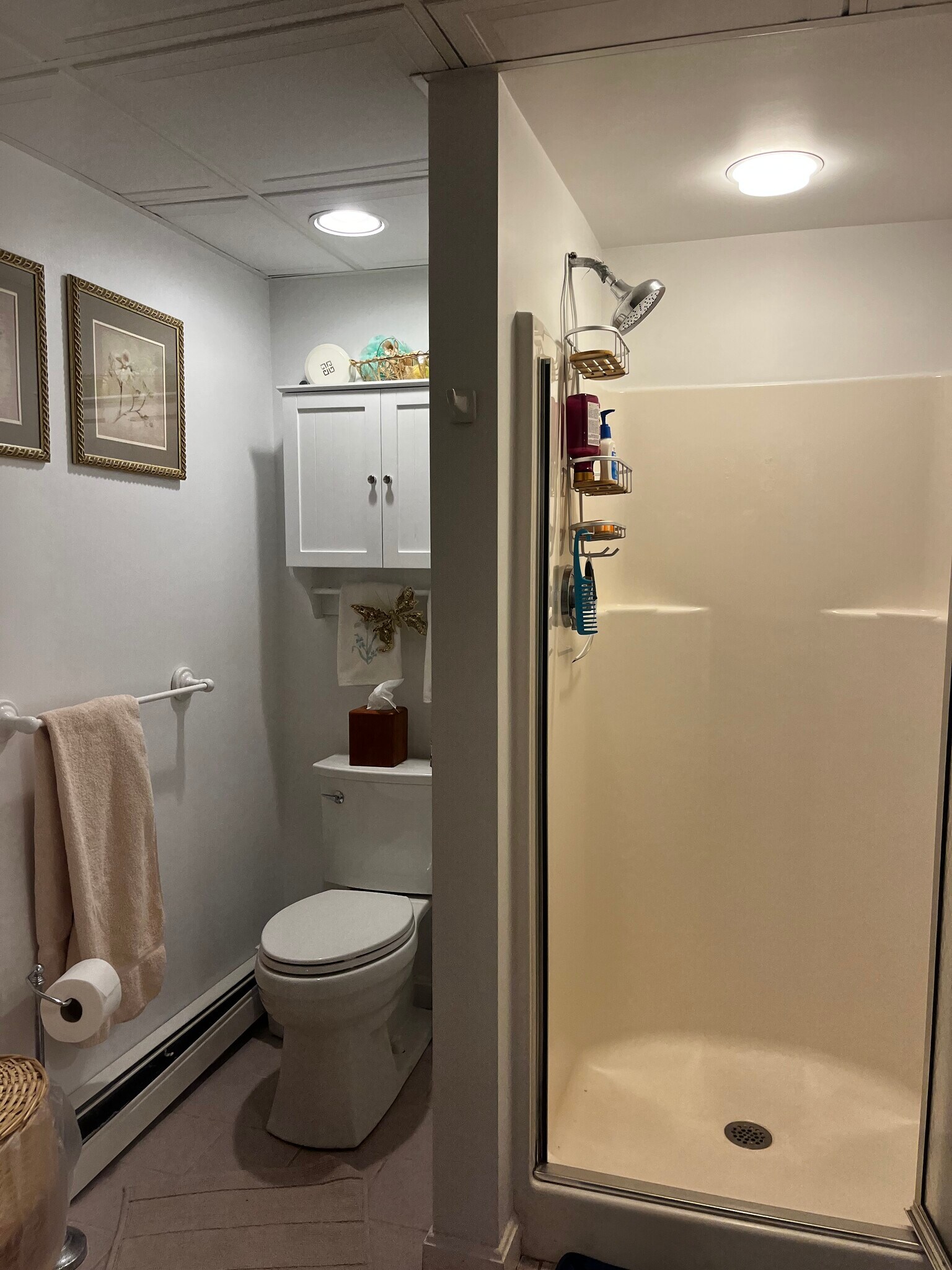 Separate shower; abundant hot wster - 142R Page Rd