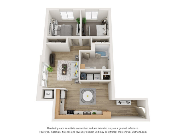 Floorplan - Sinclair Flats