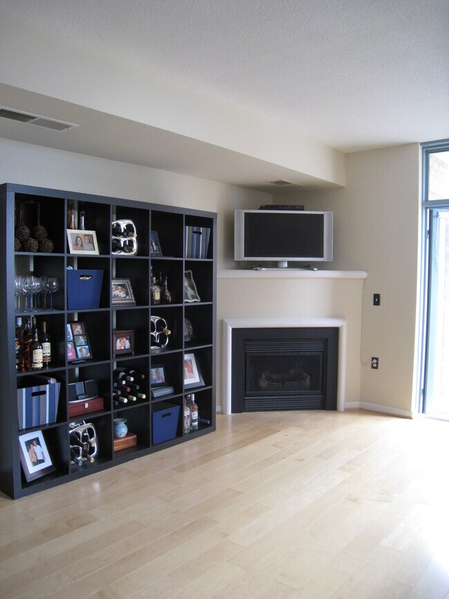 Cozy up to the gas fireplace - 851 N Glebe Rd