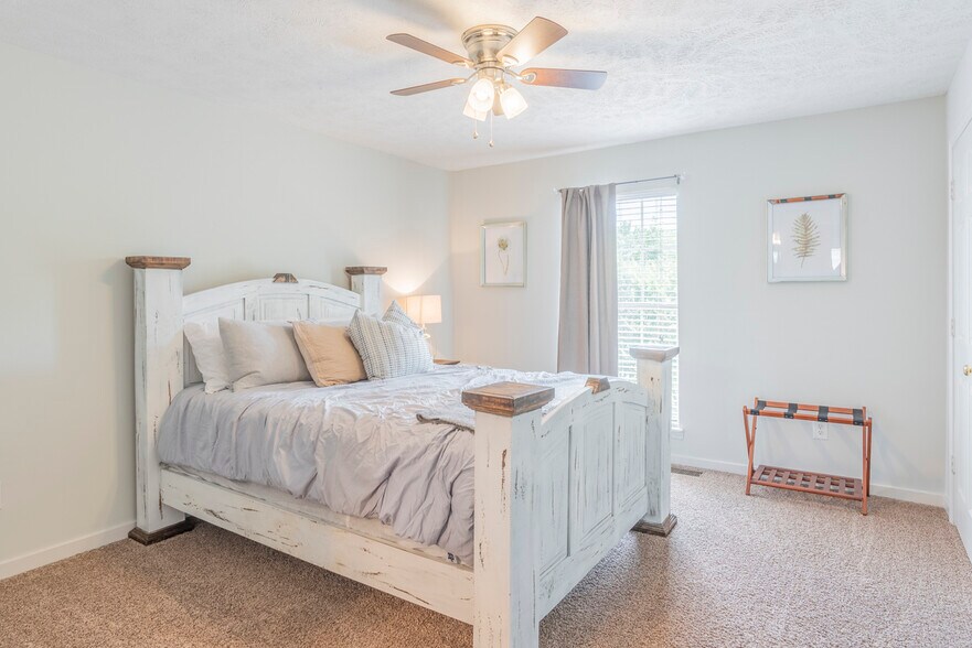 Fully Furnished Bedroom - Upstairs - 1255 Louisville St