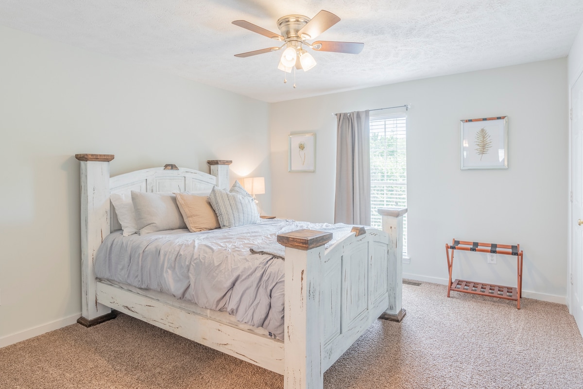 Fully Furnished Bedroom - Upstairs - 1255 Louisville St