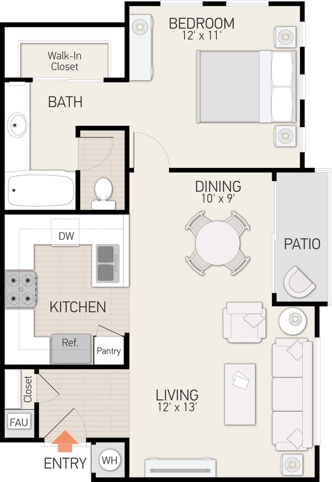 Floorplan - San Paulo Apartment Homes