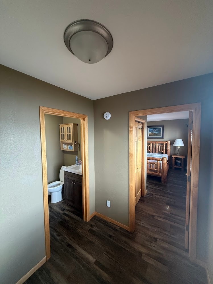 downstairs bathroom and bedroom - 24692 County Highway 4