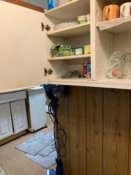 Food storage cabinet kitchenette - 764 Lenore Ln