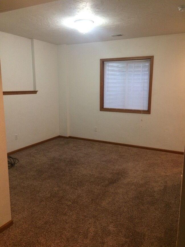 downstairs living area with an egress window. - 3239 W Michigan Ave