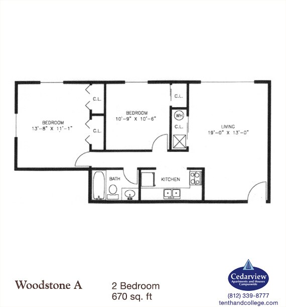 Interior Photo - Woodstone Apartments