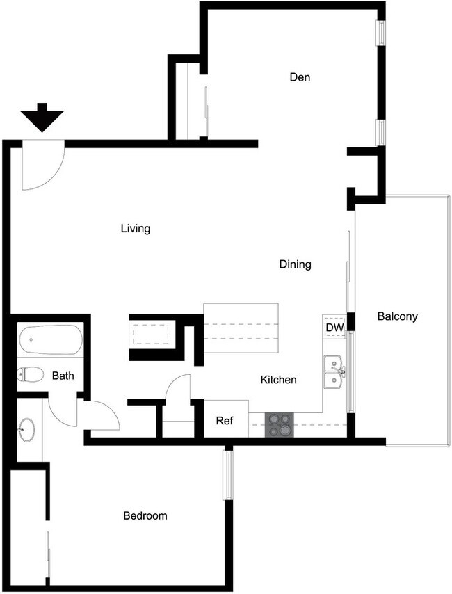 Floorplan - Villa Camarillo Apartments