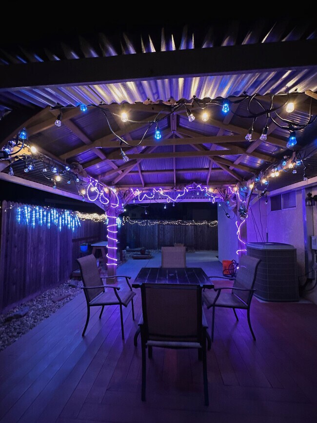 Outdoor Gazebo with Illumination Lights for Special Occasion - 9316 Caulfield Dr