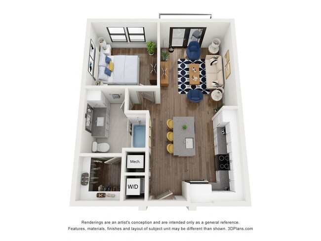 Floorplan - The Goodwin Apartments