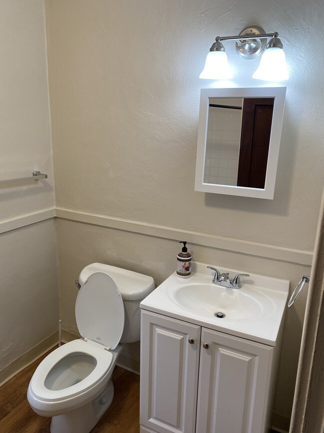 New vanity and medicine cabinet - 3311 Lincoln Ave