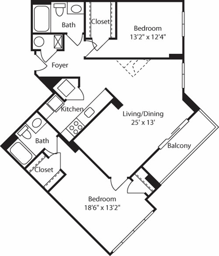 Floorplan - The Reserve at Clarendon Centre